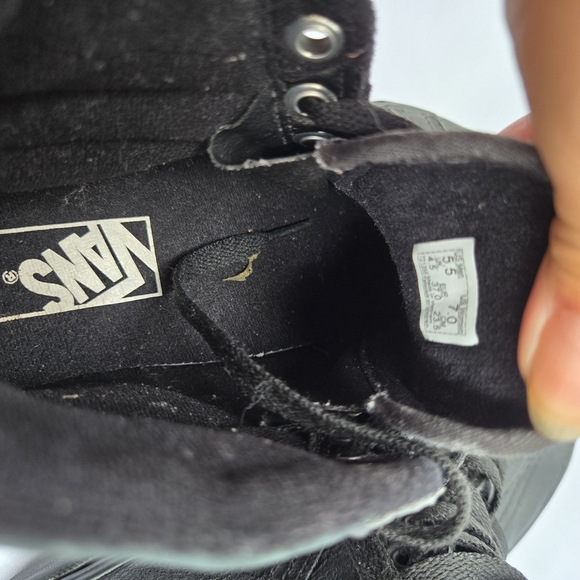 Vans Black High-Top Women's Sneakers Size 7 - Picture 10 of 10